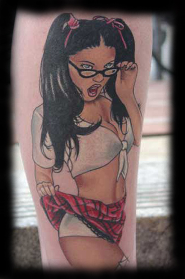 Looking for unique  Tattoos? Schoolgirl