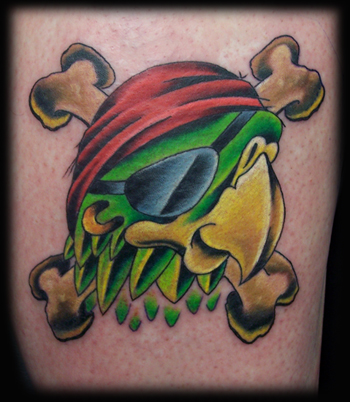 Looking for unique  Tattoos? Pirate Parrot!!