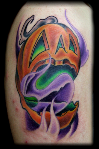 Looking for unique  Tattoos? Crazy Pumpkin