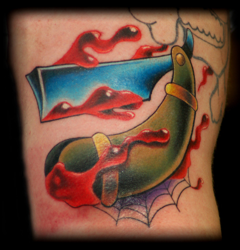 Looking for unique Elmo Tattoos?  Straight Razor