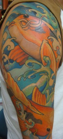 Mason - Koi FIsh Tattoo