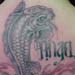 tattoo galleries/ - Koi and lotus flower tattoo