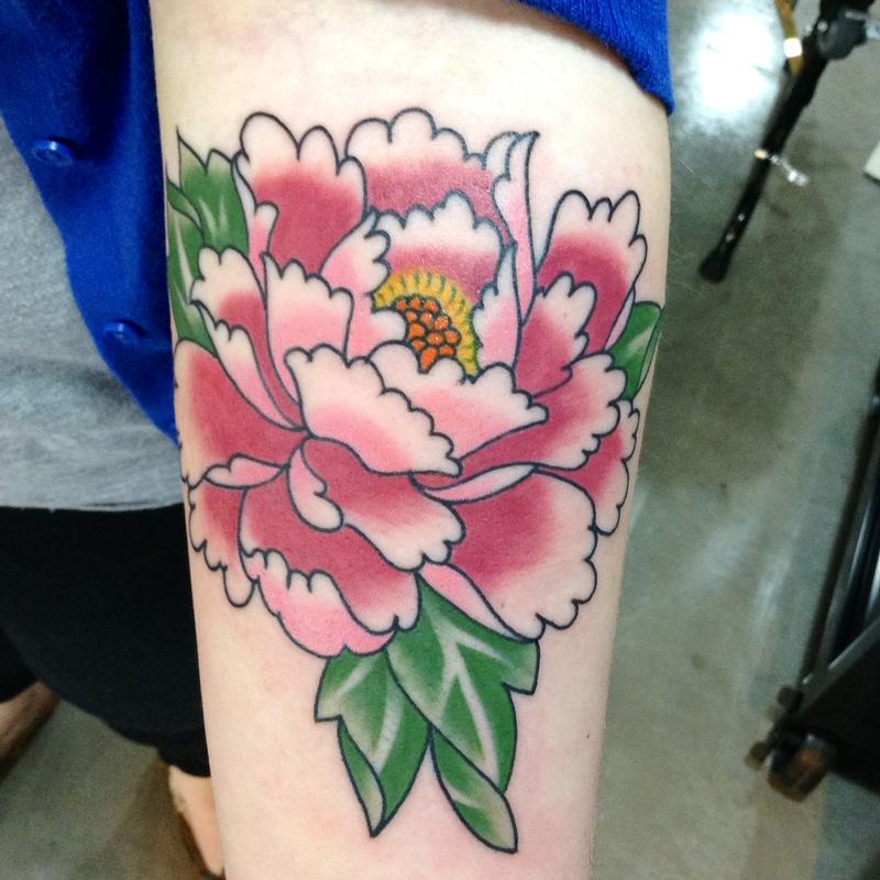 Traditional Japanese Flower Tattoos