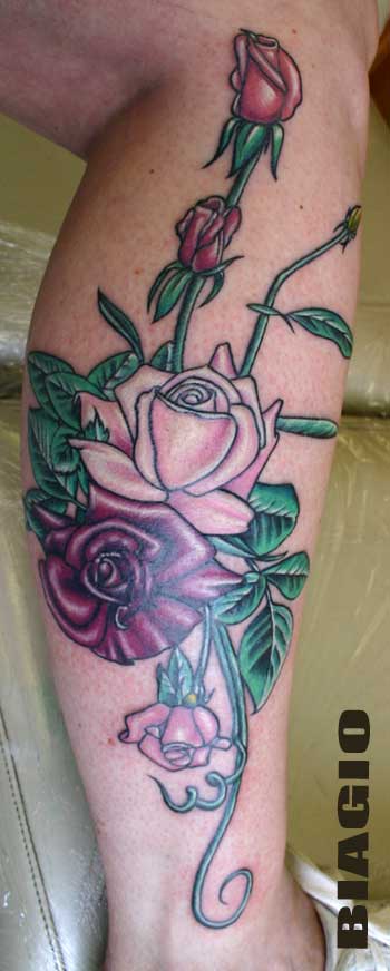 roses and vines tattoos. scorpio zodiac symbol tattoo flower tattoo on the
