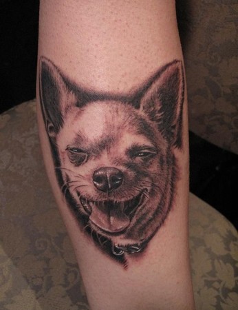 Portrait Tattoos Of Dogs. Portrait tattoos,