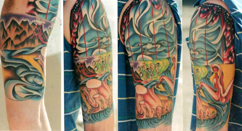 Custom Tattoos Abstract Sleeve