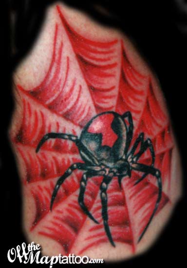 black widow spider tattoo. Nick Trammel - Black Widow