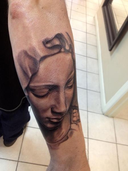 tattoos/ - Pieta....start of a sleeve - 69495