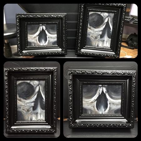 Art Galleries - Small set of framed skulls - 104051