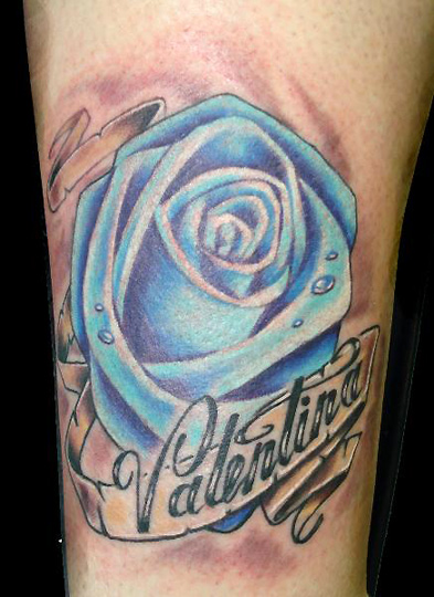 blue rose tattoo. Carlos Lopez - Blue Rose