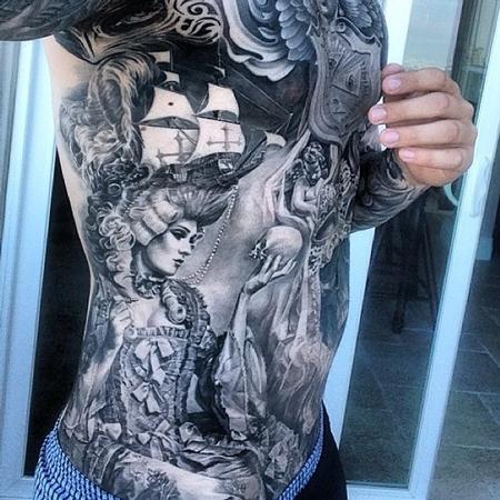 tattoos/ - Carlos Torres Rib Tattoo - 92220