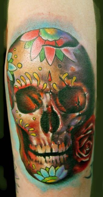 Looking for unique Cory Norris Tattoos Sugar Skull Tattoo