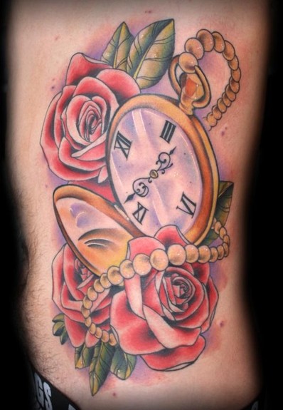 tattoos/ - Pocket watch Tattoo - 50600