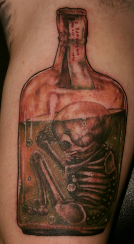 skeleton tattoos. Dan Henk - Fetal skeleton in