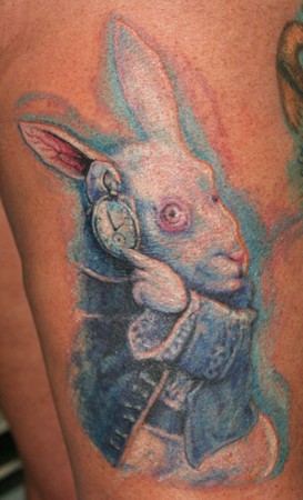 white rabbit tattoo. The White Rabbit