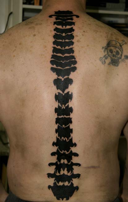 Looking for unique Tattoos Tribal Spine click to view large image