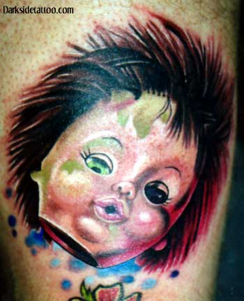 Tattoo Galleries: babydoll head Tattoo Design