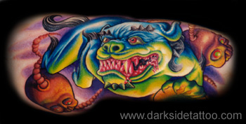 Tattoo Galleries: Foo Dog Tattoo Design