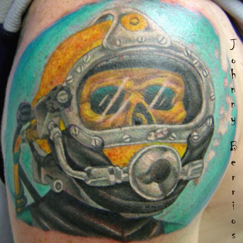 Diver Tattoo Designs