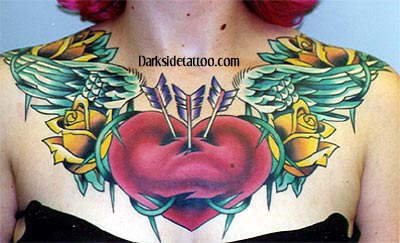 Looking for unique Traditional tattoos Tattoos? Clare's Chest
