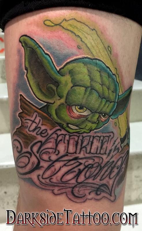 star wars yoda by Mikey Har: TattooNOW