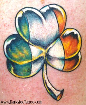 cool shamrock tattoos