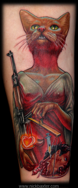 lady justice tattoo. Nick Baxter - Lady Justice