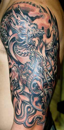  unique Traditional Japanese Dragon tattoos Tattoos Dragon Half Sleeve