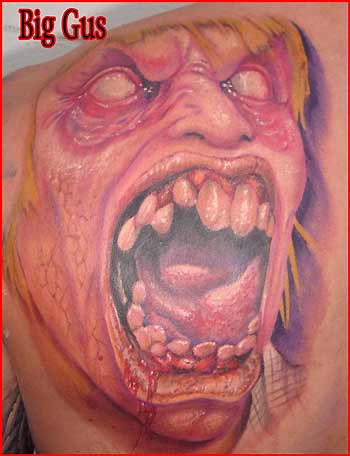 Big Gus - Big Zombie Large Image. Keyword Galleries: Color Tattoos, 