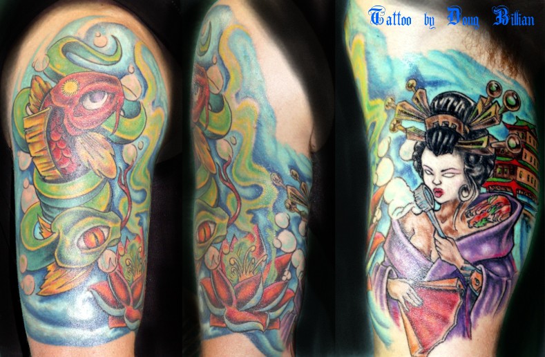 New Skool Tattoo Art Asian Old School 789x516px