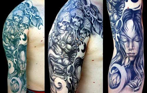  Unique Tattoos Japanese Inspired Sleeve Tattoo unique tattoos for men