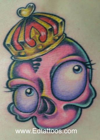 yep a pink cute skull