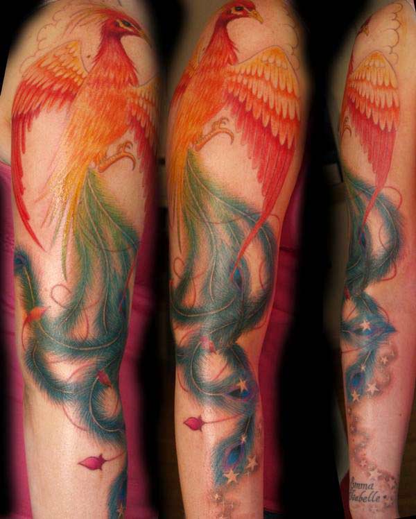 pheonix tattoo. Linda Looman - Phoenix Tattoo