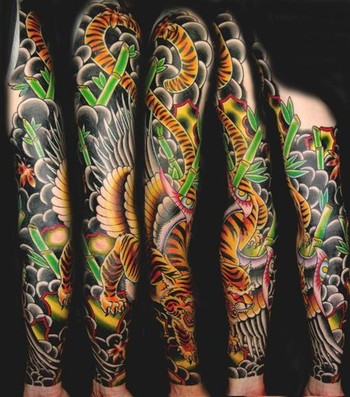Looking For Unique Myke Chambers Tattoos Tiger Sleeve Tattoo