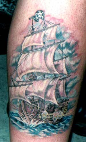 miami ink tattoo art. pirate tattoo picture