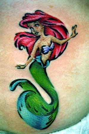 Ariel Tattoo Designs