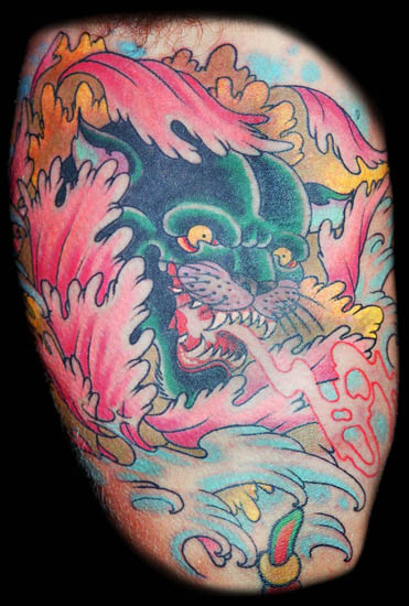 chris garver tattoos. Beetle tattoo by Chris Garver
