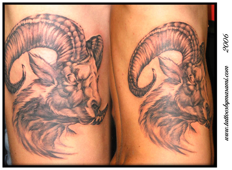 Aries Back Tattoos