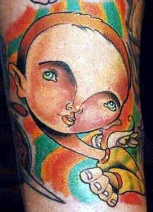 Looking for unique  Tattoos? Angel Kid