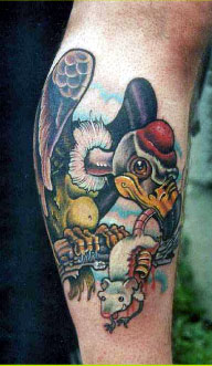 Looking for unique  Tattoos? Buzzard Tattoo