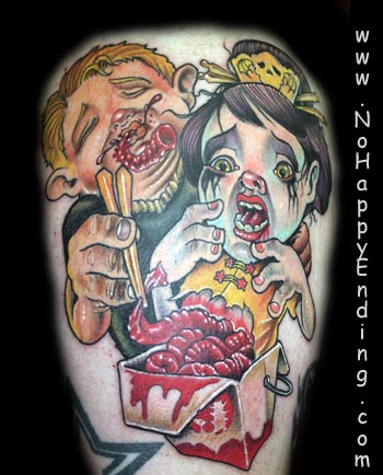 Looking for unique  Tattoos? Mmmm, intestines