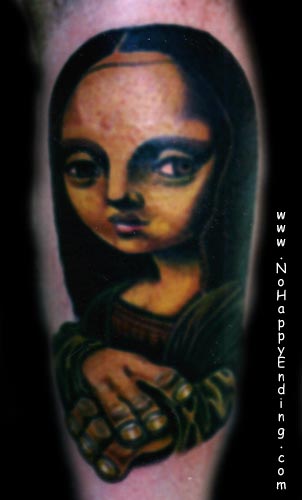 Looking for unique  Tattoos? Mona Lisa