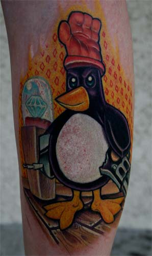 Looking for unique  Tattoos? PENGUIN