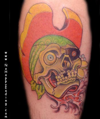 Looking for unique  Tattoos? Pirate Skull