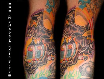 Looking for unique  Tattoos? Poisoned Skull