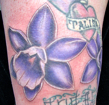 Hawaiian Flower Tattoos - Orchid, Plumeria and Hibiscus Tattoo flower tattoo