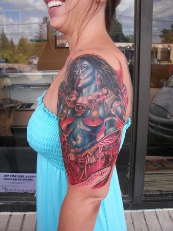 goddess tattoo. Isnard Barbosa - India Goddess