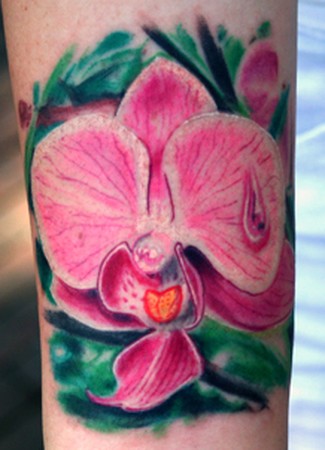 Memorial Flower Tattoo