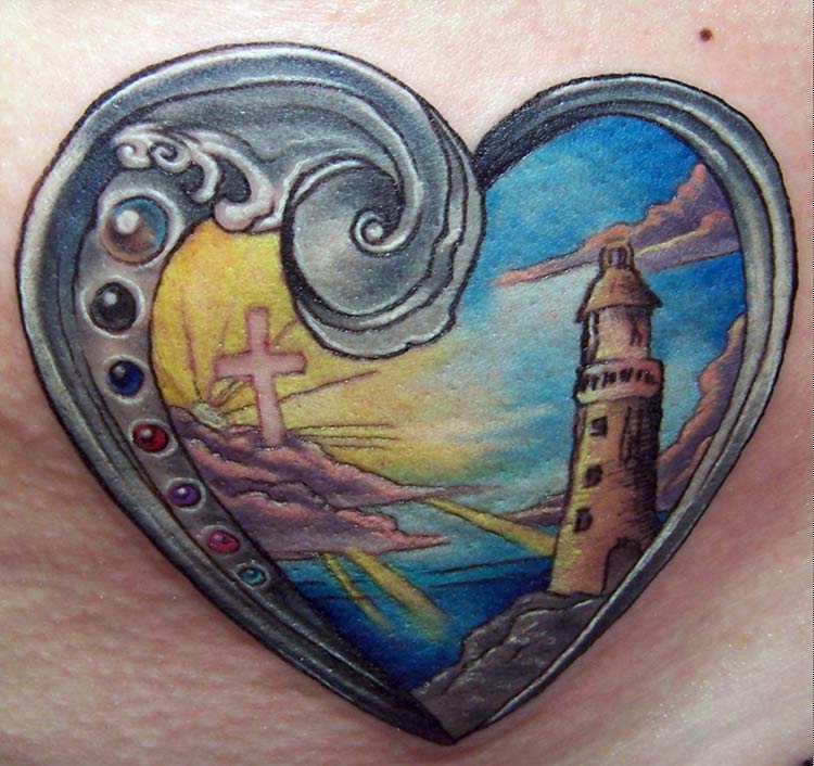 lighthouse tattoo. Alana Lawton - Lighthouse in a