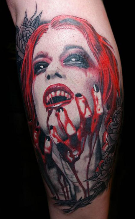 tattoo vampire. Horror Vampire Tattoos